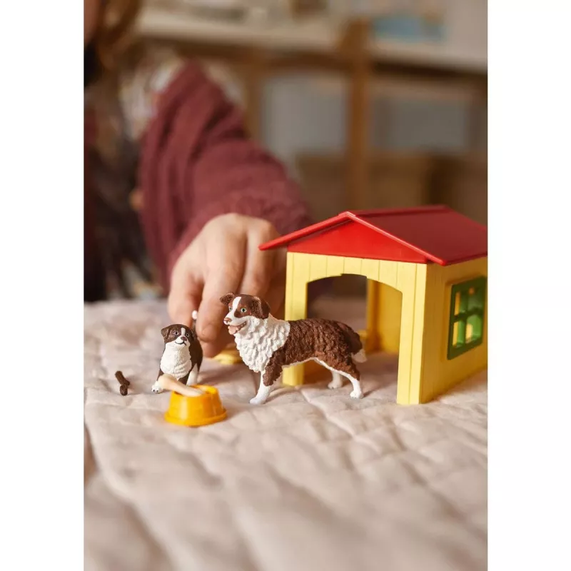 Schleich FARM WORLD Psia búda 42573 viacfarebné odporúčaný vek 3+