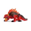 schleich ELDRADOR CREATURES Magmová jašterica, 7 rokov, Lávový svet, monštrá a draky, čierna, červená, plast