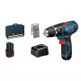 Vŕtačka s pištoľovou rukoväťou Bosch GSB 12V-15, 1300 ot/min, batéria 2 Ah