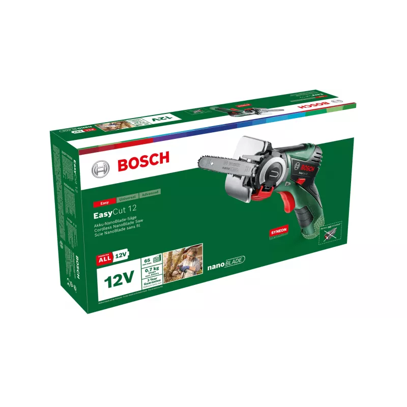 Bosch EasyCut 12 akumulátorová píla nanoBLADE, solo (bez akumulátora)
