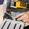 DeWALT DWS520KTR-QS ponorná kotúčová píla, set, 1300 W, 165 mm, s vodiacou lištou, T STAK-Box VI, žltá/čierna