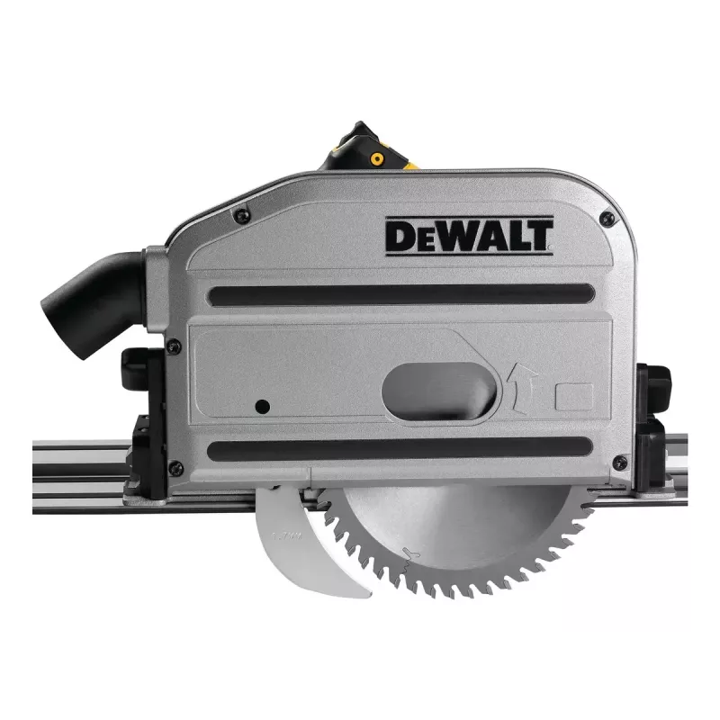DeWALT DWS520KTR-QS ponorná kotúčová píla, set, 1300 W, 165 mm, s vodiacou lištou, T STAK-Box VI, žltá/čierna