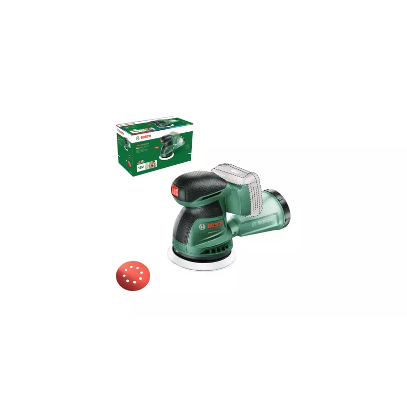 Bosch EasyOrbit 18V-10 (Baretool), excentrická brúska, čierna, zelená, plast, Nemecko, 23000 ot/min, 1 mm