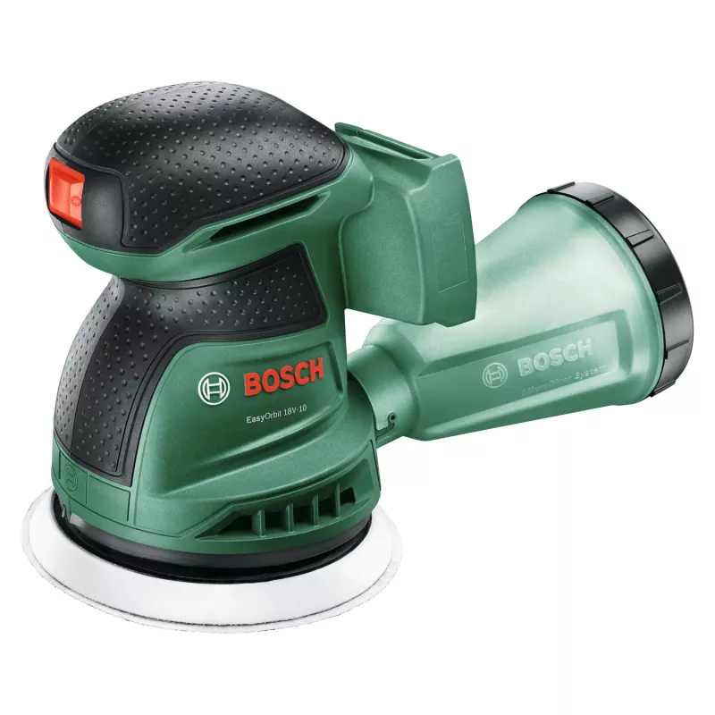 Bosch EasyOrbit 18V-10 (Baretool), excentrická brúska, čierna, zelená, plast, Nemecko, 23000 ot/min, 1 mm
