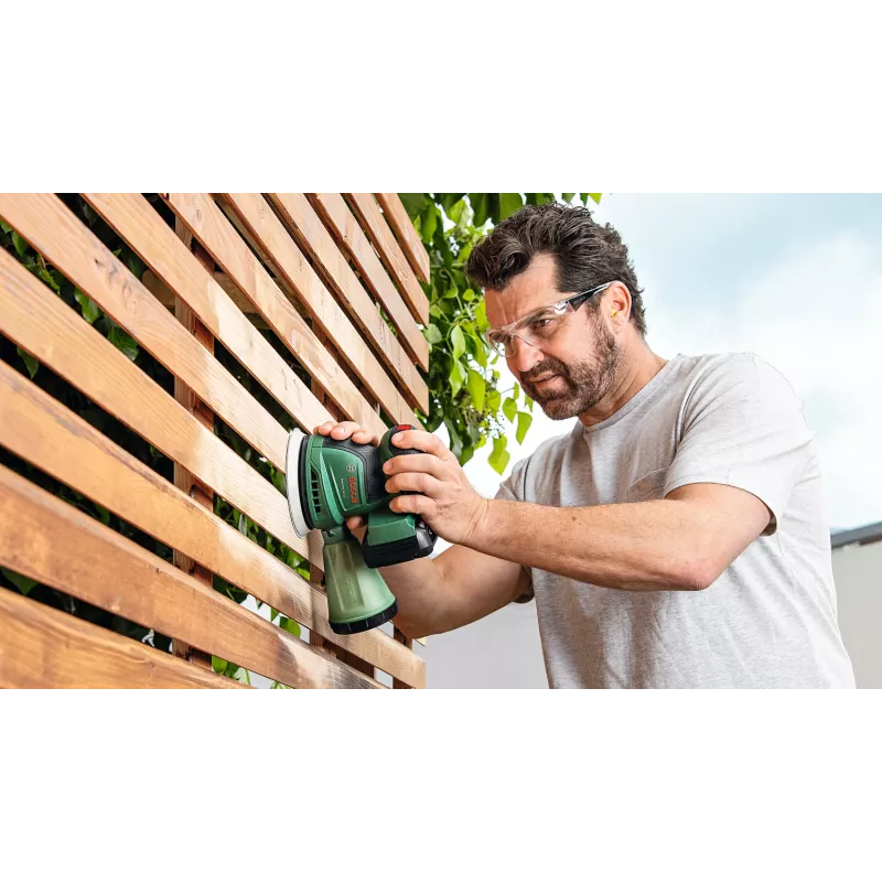 Bosch EasyOrbit 18V-10 (Baretool), excentrická brúska, čierna, zelená, plast, Nemecko, 23000 ot/min, 1 mm