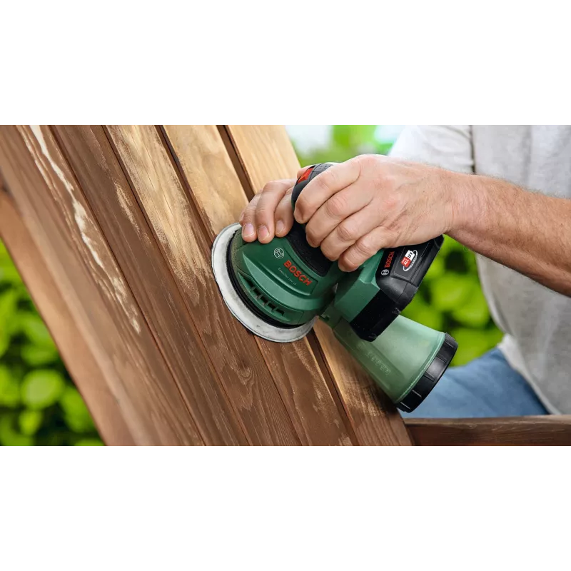 Bosch EasyOrbit 18V-10 (Baretool), excentrická brúska, čierna, zelená, plast, Nemecko, 23000 ot/min, 1 mm