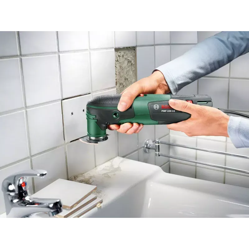 Bosch PMF 220 CE Set čierna, zelená 220 W 20000 OPM