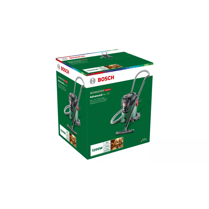 Bosch AdvancedVac 20 300 AW 20 L čierna, zelená