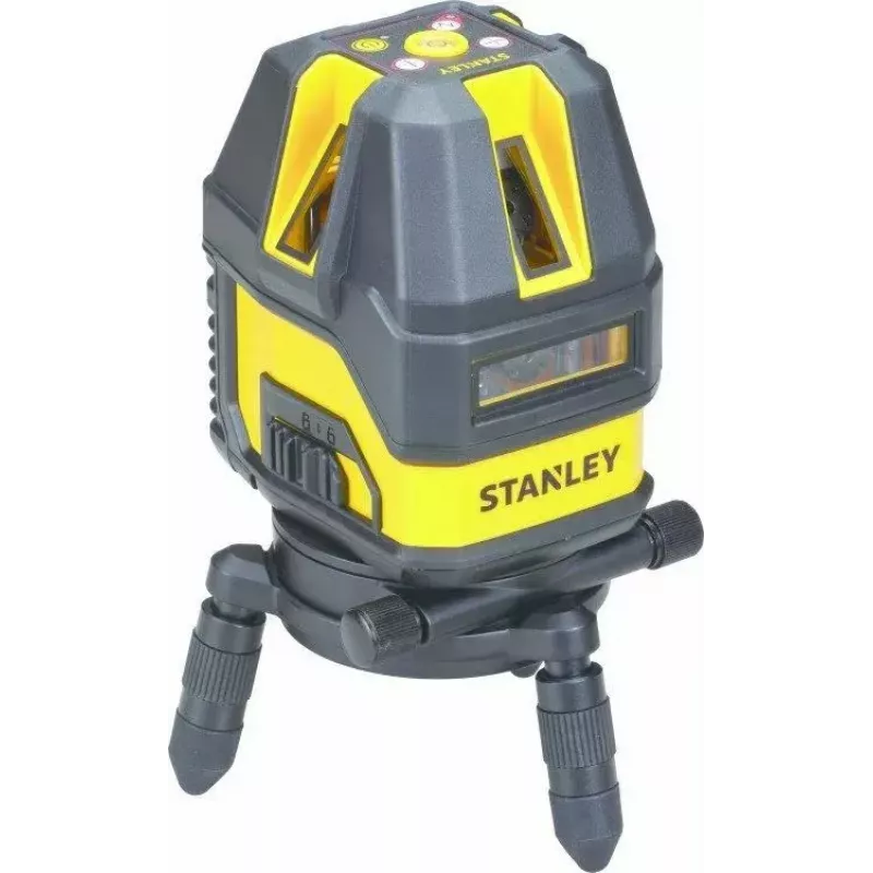 Laserový nivelačný prístroj STANLEY Multi-Line STHT77514-1 — červený laser, 4 vertikálne a 1 horizontálna línia