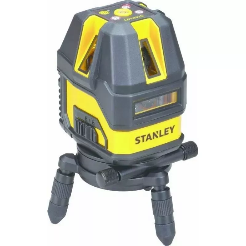 Laserový nivelačný prístroj STANLEY Multi-Line STHT77514-1 — červený laser, 4 vertikálne a 1 horizontálna línia