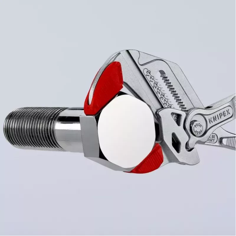 Náhradný diel pre rúrkové kliešte Knipex 86 09 250 V01 červený plast 6 ks