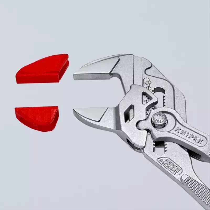 Náhradný diel pre rúrkové kliešte Knipex 86 09 250 V01 červený plast 6 ks