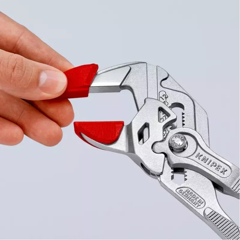 Náhradný diel pre rúrkové kliešte Knipex 86 09 250 V01 červený plast 6 ks