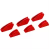 Náhradný diel pre rúrkové kliešte Knipex 86 09 250 V01 červený plast 6 ks
