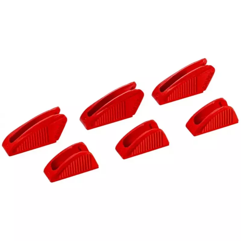Náhradný diel pre rúrkové kliešte Knipex 86 09 250 V01 červený plast 6 ks