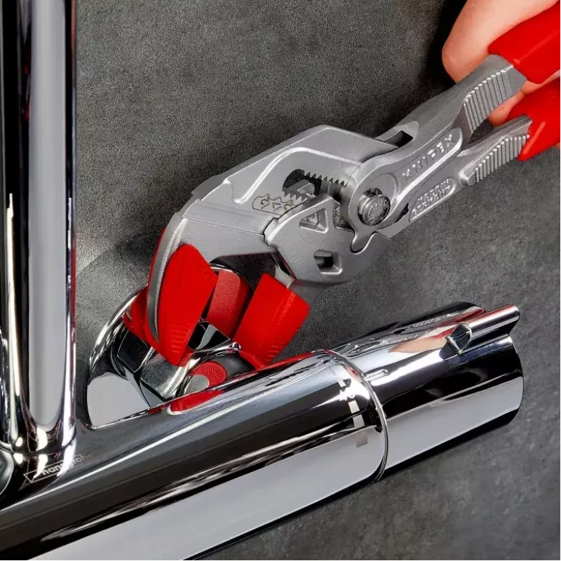 Náhradný diel pre rúrkové kliešte Knipex 86 09 250 V01 červený plast 6 ks