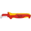 Pevný nôž Knipex 009855 kovová červený žltý