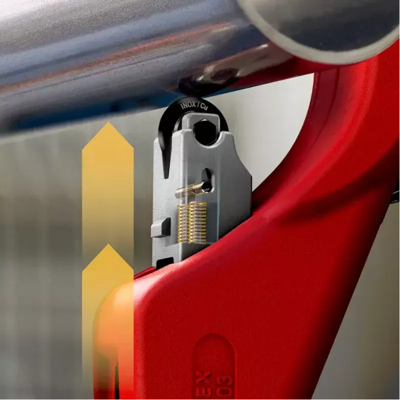 Rezačka rúr Knipex 90 31 03 BK vhodná na mosadz, meď, oceľ