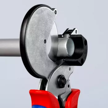Nožnice na rúry Knipex 90 25 25 hliník čierna modrá červená 210 mm