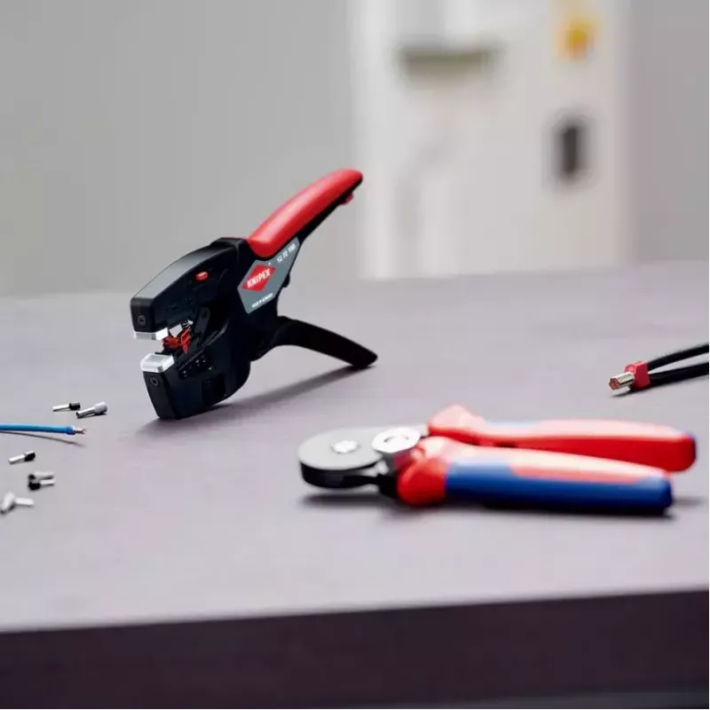 Knipex 12 72 190 kliešte oceľ plastová rukoväť čierna červená 190 mm