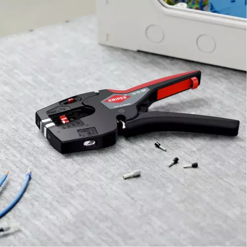 Knipex 12 72 190 kliešte oceľ plastová rukoväť čierna červená 190 mm