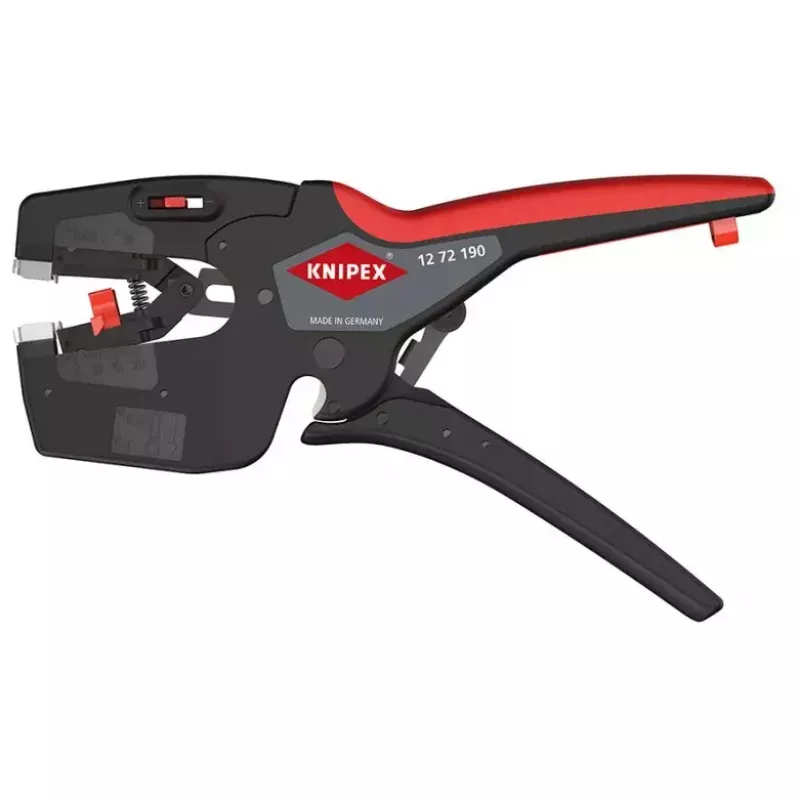 Knipex 12 72 190 kliešte oceľ plastová rukoväť čierna červená 190 mm