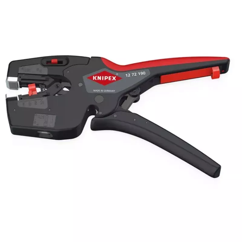 Knipex 12 72 190 kliešte oceľ plastová rukoväť čierna červená 190 mm