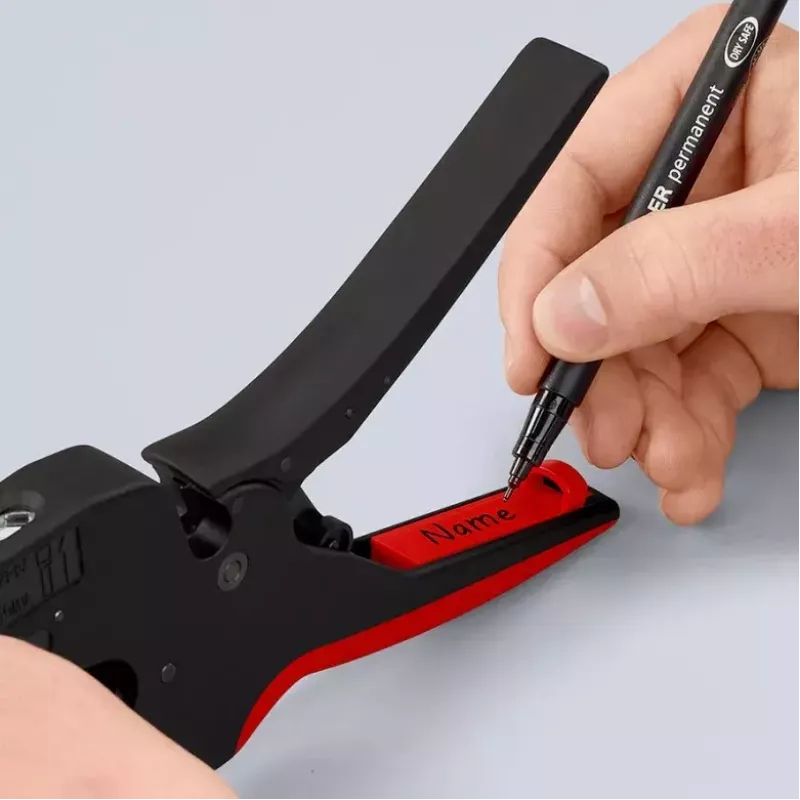 Knipex 12 72 190 kliešte oceľ plastová rukoväť čierna červená 190 mm
