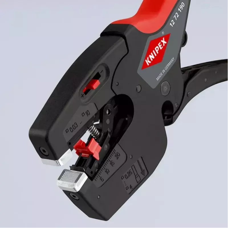Knipex 12 72 190 kliešte oceľ plastová rukoväť čierna červená 190 mm