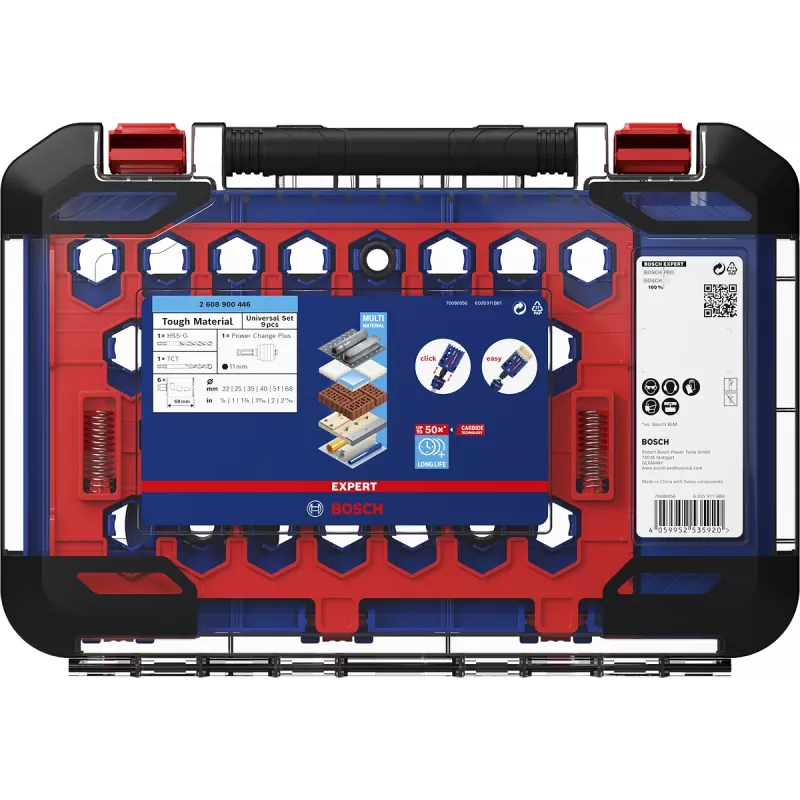 Bosch 2 608 900 448 Expert Tough Material sada vŕtacích korunok, 14 ks, 20–76 mm