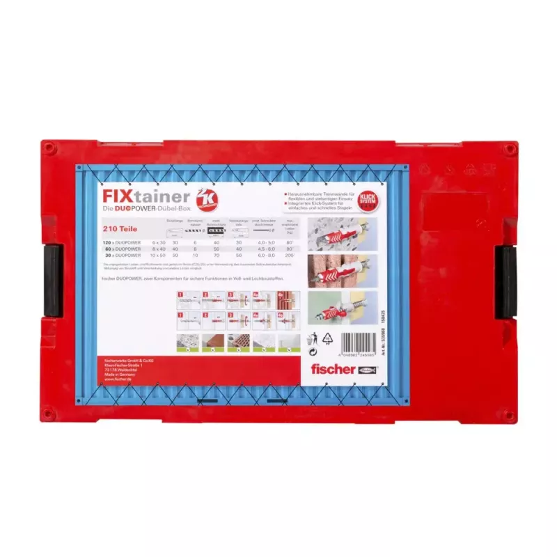 Kotva Fischer FIXtainer - DUOPOWER 535968 FISCHER