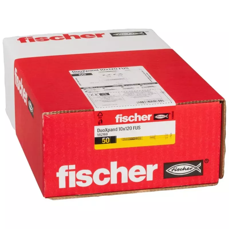 Rozporná hmoždinka Fischer 562169 120 mm nylon 50 kusov