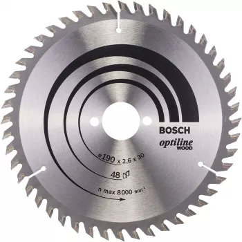 Bosch Optiline Wood kotúče na okružnú pílu, drevo, 19 cm, Bosch, 340 g, 1 ks
