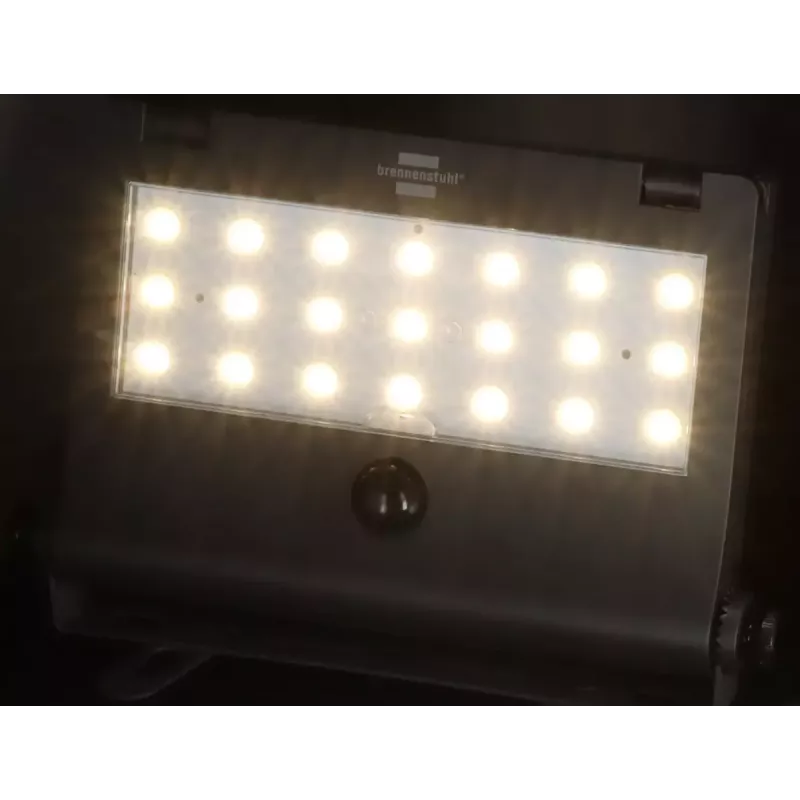 Brennenstuhl SOL 1000 Pad 1173740003 solárny nástenný LED reflektor, 2,1 W, čierny