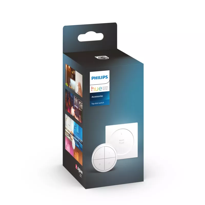 Philips Hue Tap Dial vypínač 929003500101, bezdrôtový, kompatibilný s HomeKit, plastový, biely