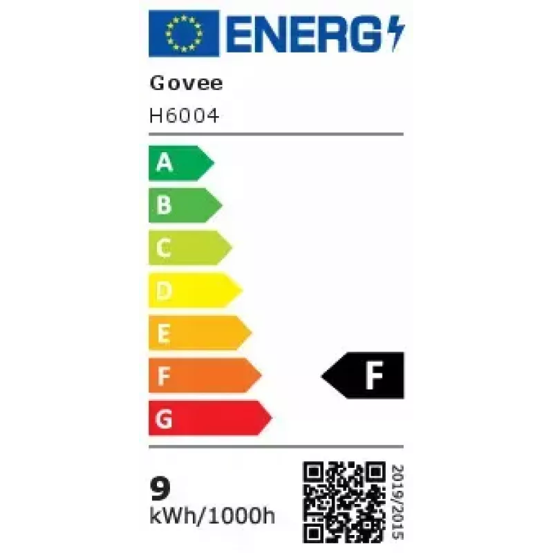Govee smart Wifi&BLE žiarovka 800 lm — E27, 9 W, Wi‑Fi/Bluetooth, biela