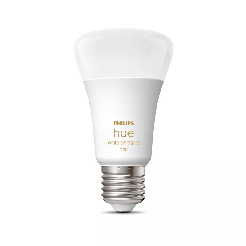 Philips Hue White ambience A60 – E27 smart žiarovka – 1100, Smart žiarovka, Bluetooth/Zigbee, biela, LED, E27, A60