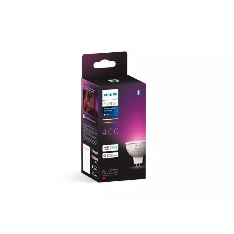 LED žiarovka Philips Hue White and Colour Ambiance MR16, GU5.3, 12 V, 6,3 W, 400 lm, stmievateľná