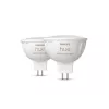 Philips Hue White & Color Ambiance MR16 GU5.3 inteligentná bodová žiarovka, 6,3 W, 2 ks