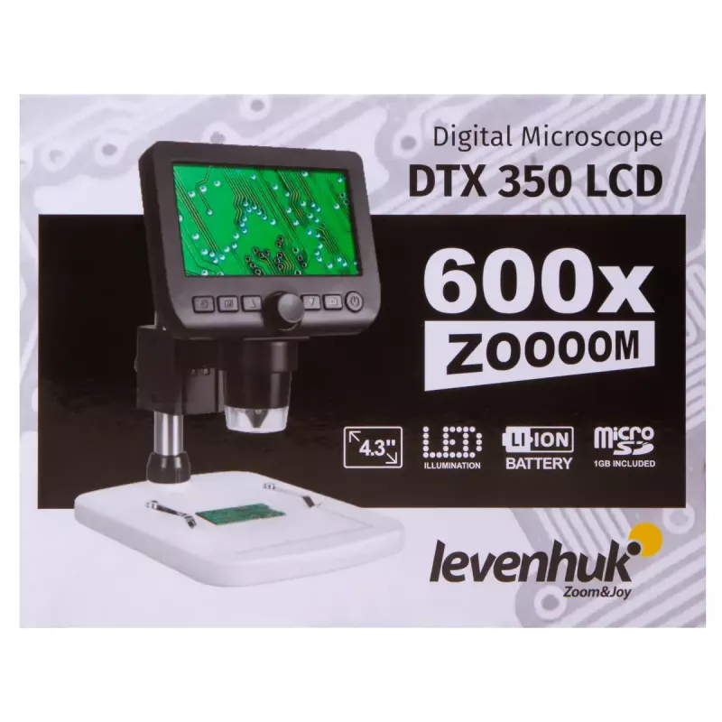 Digitálny mikroskop Levenhuk DTX 350 LCD 600-násobné zväčšenie