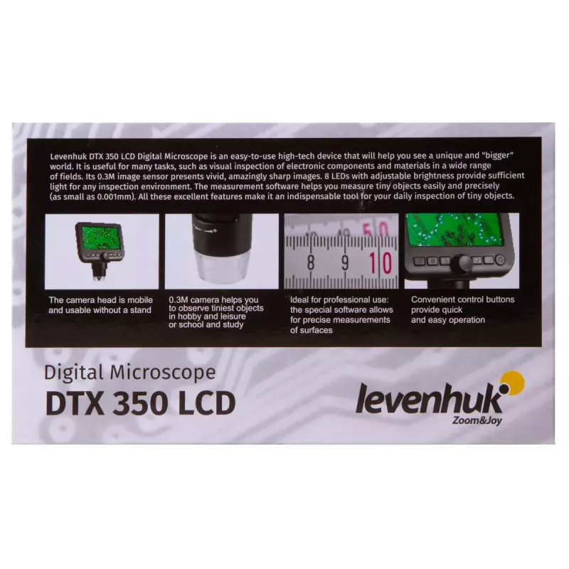 Digitálny mikroskop Levenhuk DTX 350 LCD 600-násobné zväčšenie