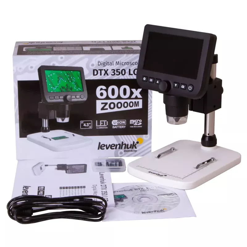 Digitálny mikroskop Levenhuk DTX 350 LCD 600-násobné zväčšenie