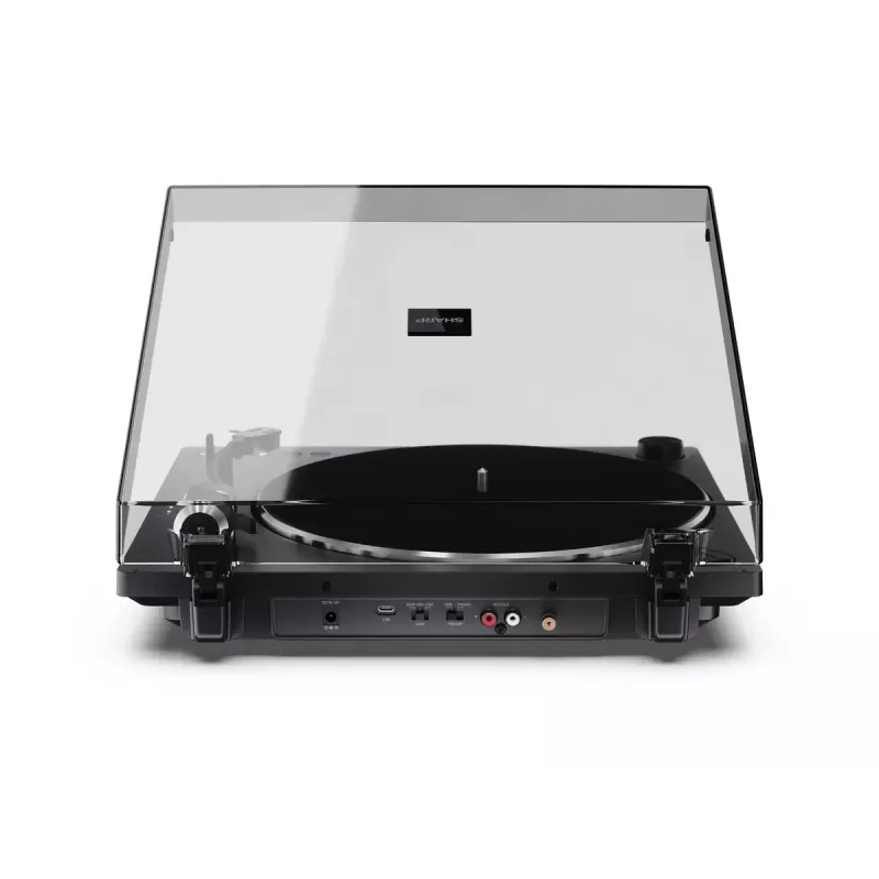 Gramofón Sharp RP-TT100 čierny priamy pohon s USB výstupom pre digitálny záznam