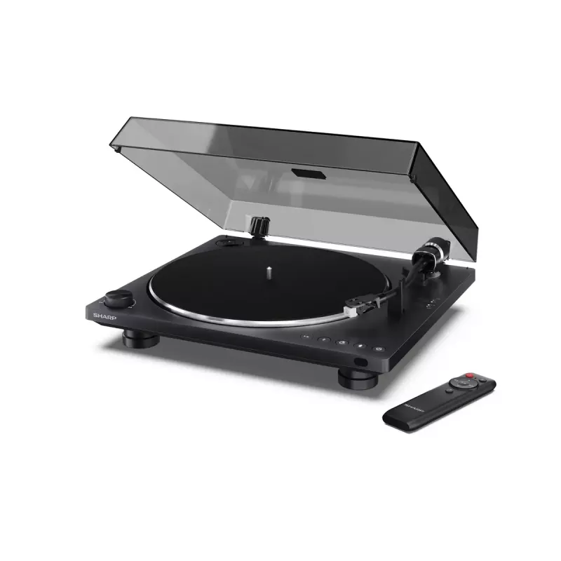 Gramofón Sharp RP-TT100 čierny priamy pohon s USB výstupom pre digitálny záznam
