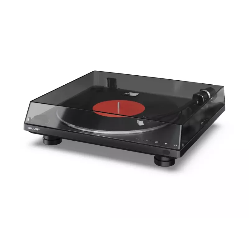 Gramofón Sharp RP-TT100 čierny priamy pohon s USB výstupom pre digitálny záznam