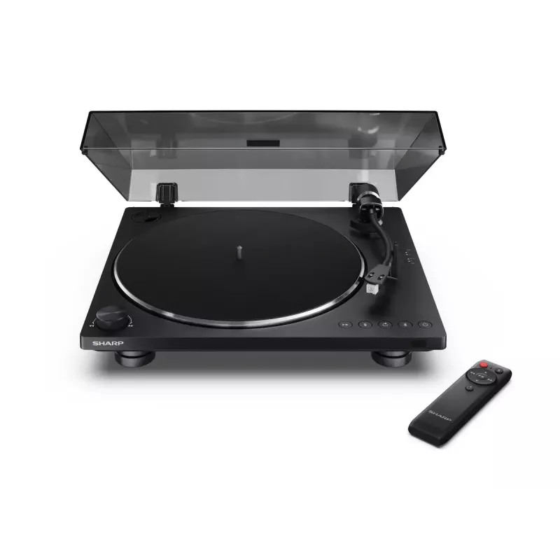 Gramofón Sharp RP-TT100 čierny priamy pohon s USB výstupom pre digitálny záznam