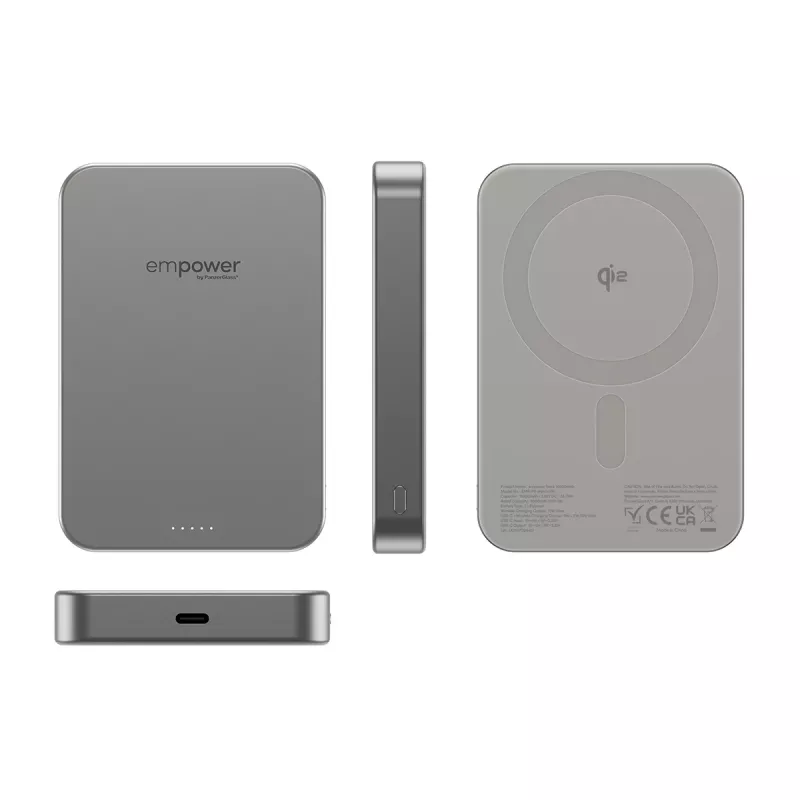 Powerbank PanzerGlass empower by empower Bank 10000mAh titánová