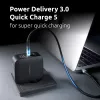Napájací zdroj Intenso W100ACC+C520C 100W rýchlonabíjačka GaN čierny
