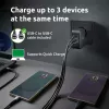 Napájací zdroj Intenso W100ACC+C520C 100W rýchlonabíjačka GaN čierny