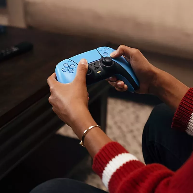 Sony DualSense V2 čierna, Blue Bluetooth/USB gamepad analógový/digitálny PlayStation 5